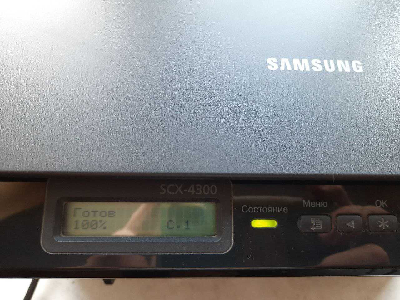 Samsung SCX 4300 МФУ (принтер копир сканер), состояние отличное