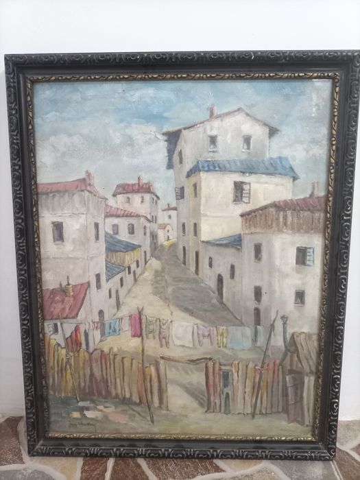 Vând pictură ulei (tablou vechi)