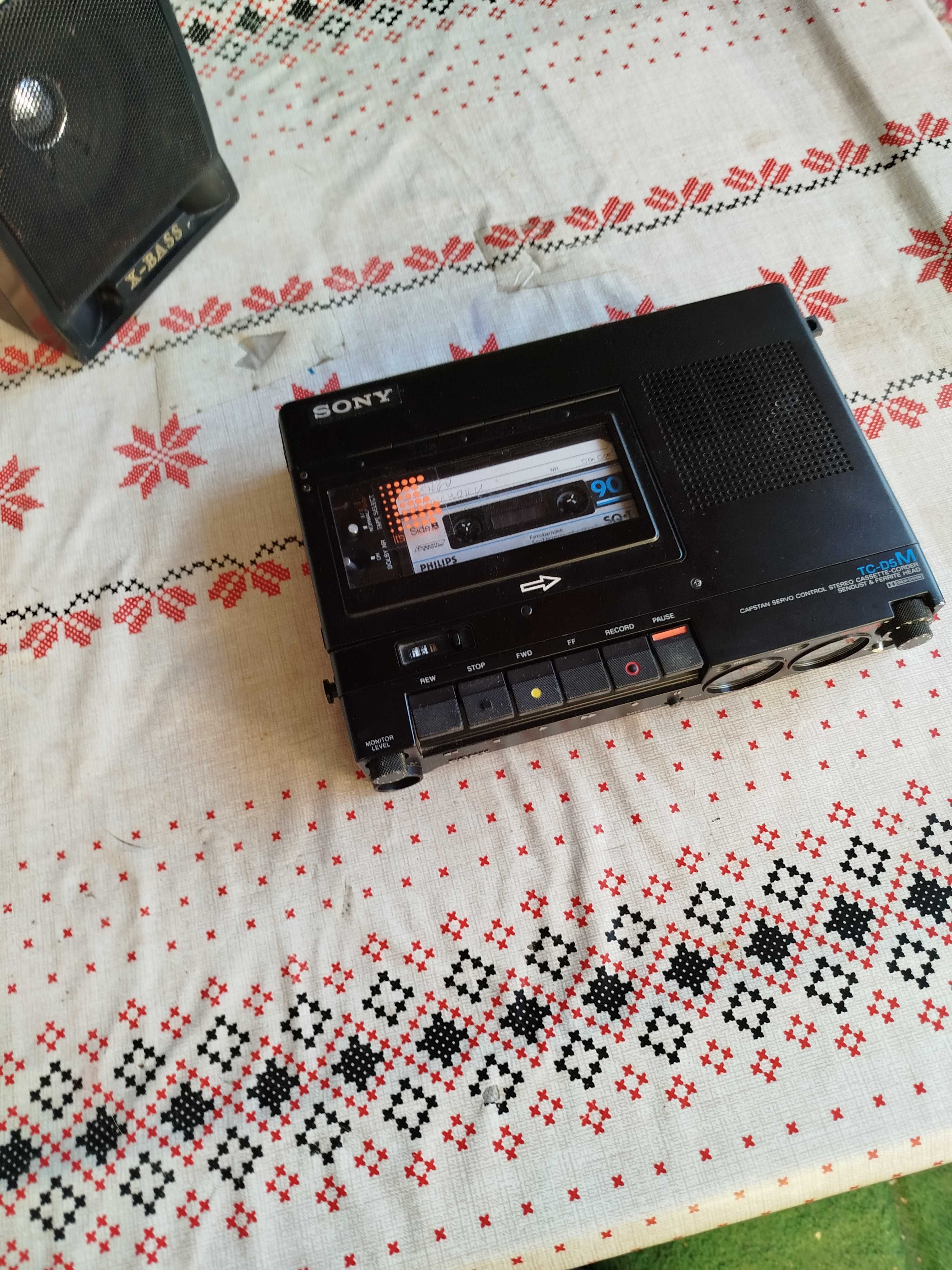 SONY tc-d5M stereo cassette corder
