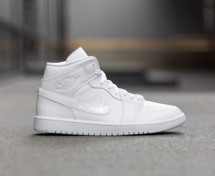 Jordan 1 retro mid "tripple white" 44 originali noi