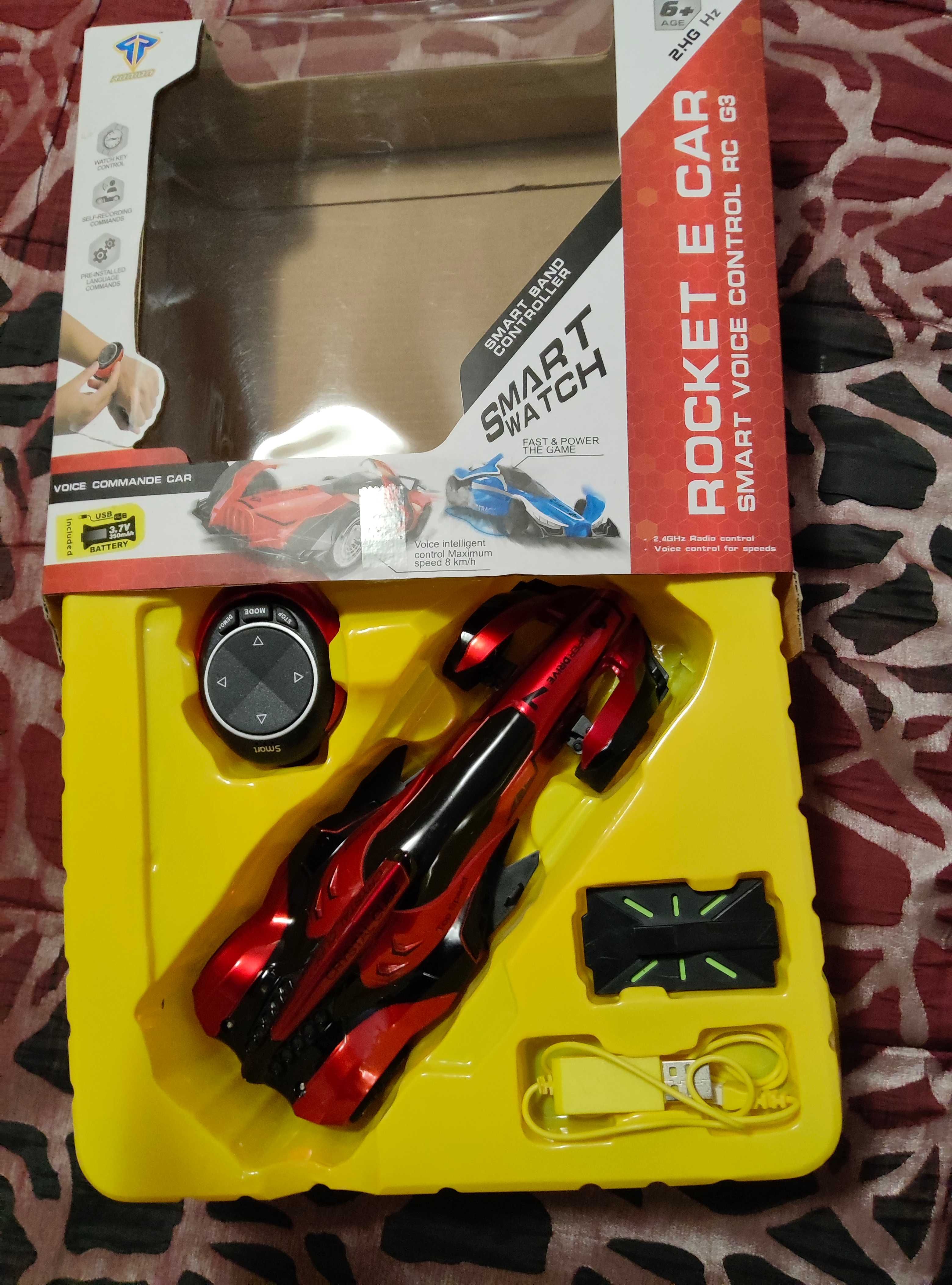 Кола с R/C смарт часовник ROCKET E CAR
