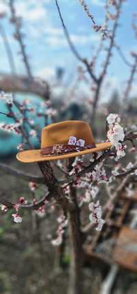 Vand palarie premium cowboy fedora festival