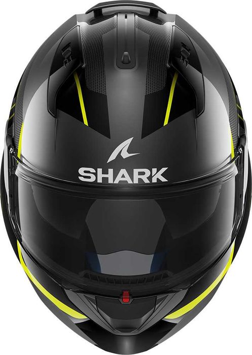 Каска Shark Evo ES Kryd White Black Red/Antrahcite BLACK RED/Yellow