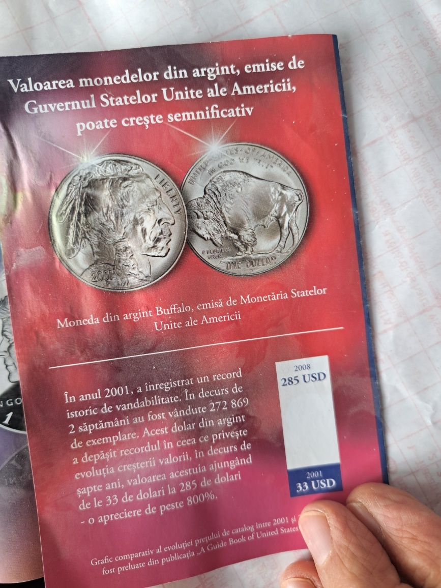 Vând monede  vechi 1919 Argint foarte rară