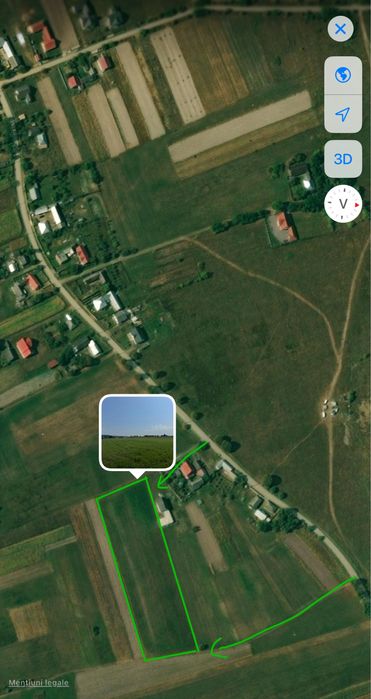 Teren intravilan de vânzare – 90 ari –Comuna Horonic de sus