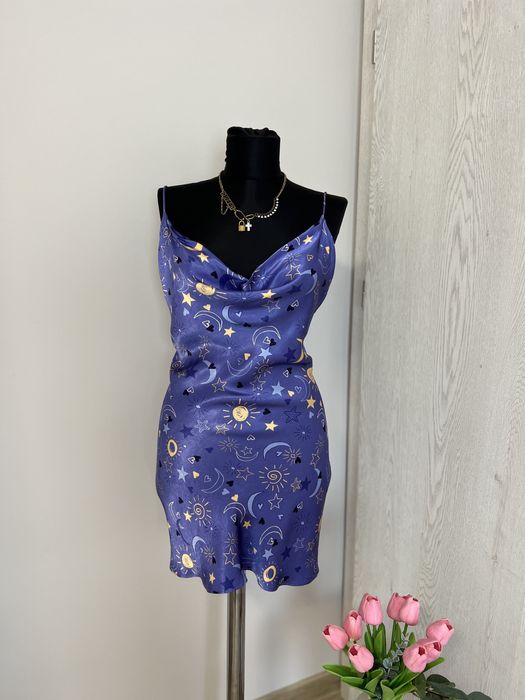 Rochie satin Zara, marimea M