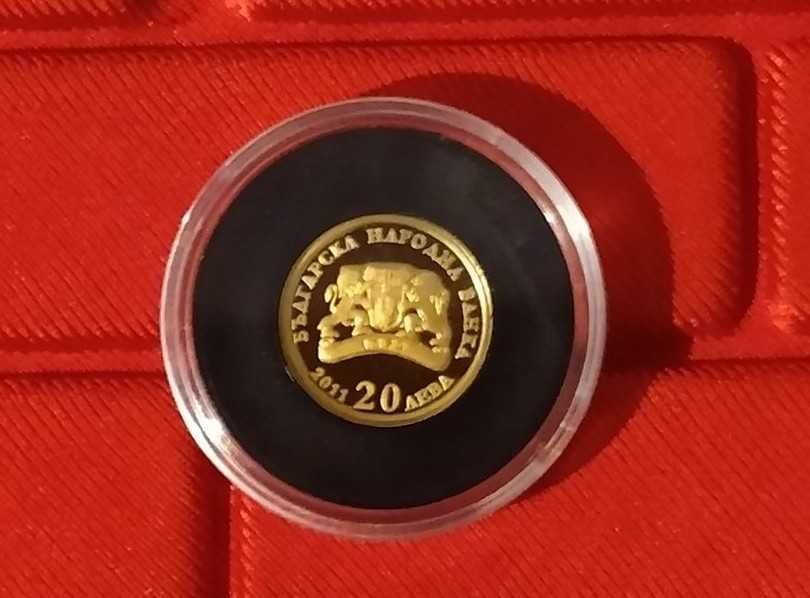 Златна монета 20 лева 2011 Богородица Пътеводителка