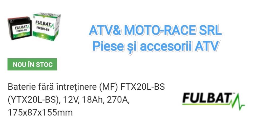 Baterie atv moto pentru orice model Cf Moto Linahi Tgb