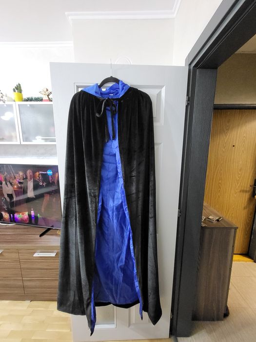 Уникален костюм шапка и наметало за Хелоуин Halloween