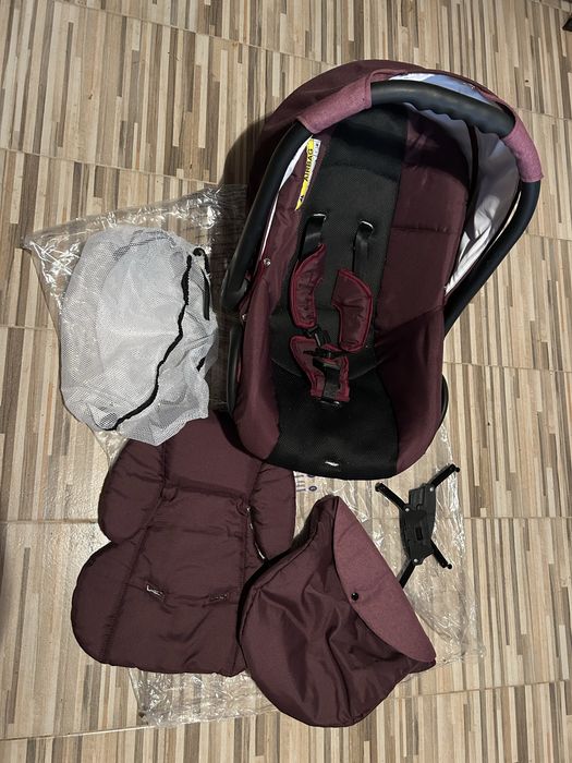 Carucior Krausman 3in1 Jet Purple (folosit putin)