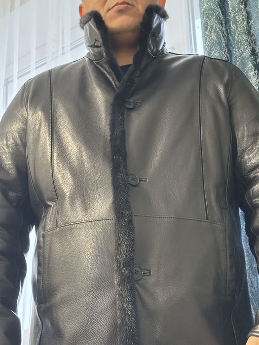 Продам кожанную дубленку, новую