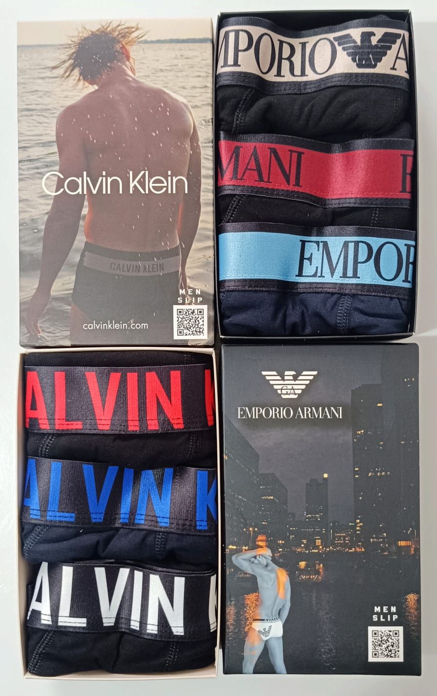 Set lenjerie intima barbati Tommy CK Lacoste Armani