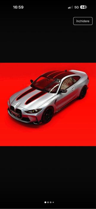 Macheta Bmw m4 ca gtspirit 1/18