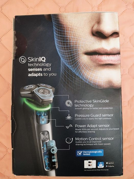 Shaver series 9000
Ел. самобр. за мокро и сухо бръснене със SkinIQ