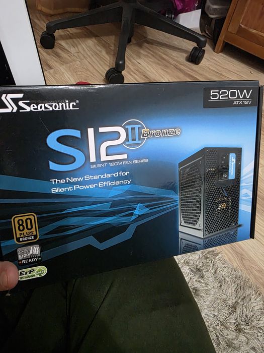 Vand sursa Seasonic 80 plus Bronze ,520W