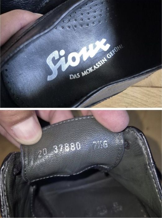 Pantofi eleganți de bărbați, Sioux Germania, Piele naturală 41 / 42