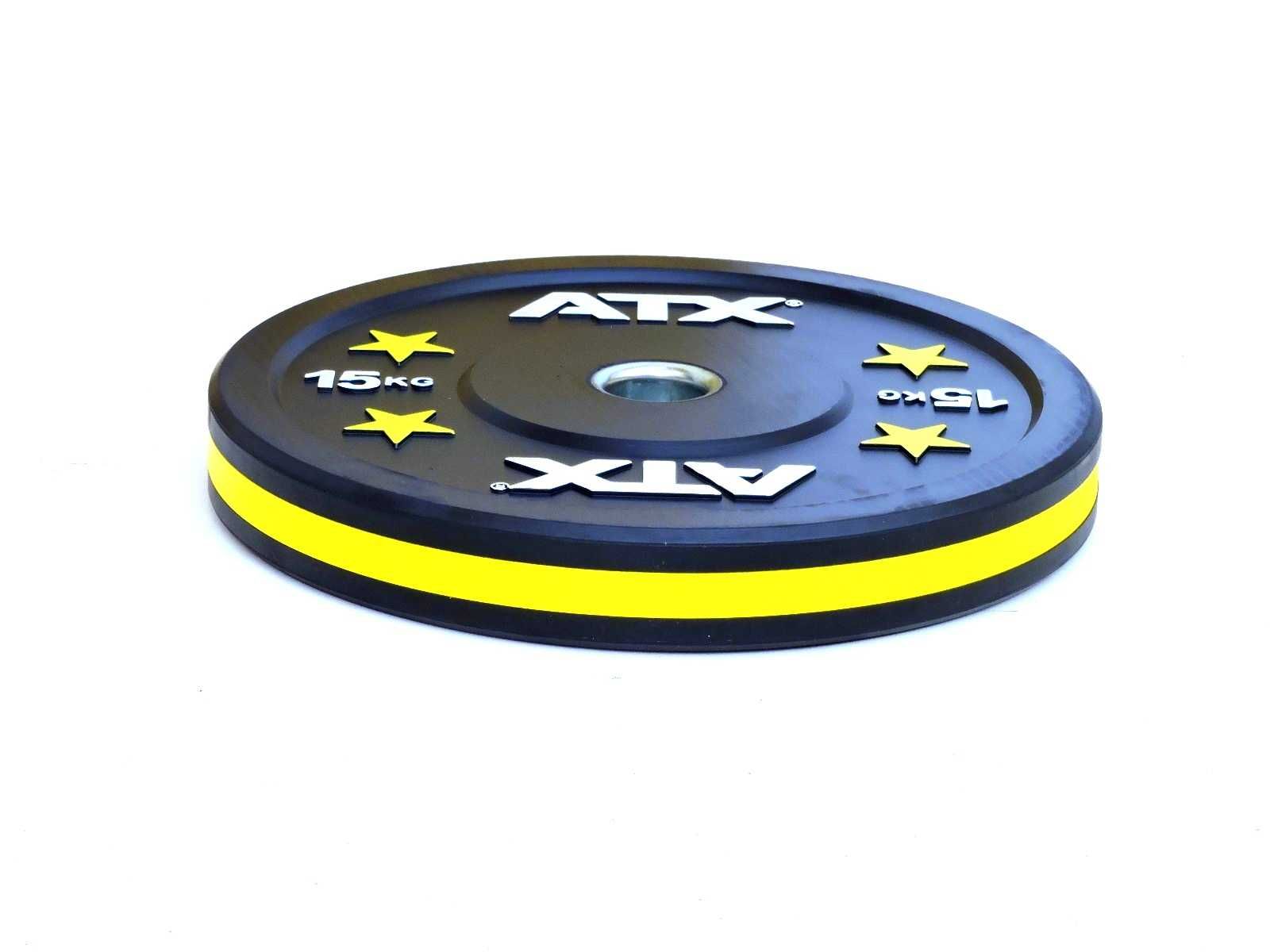 Олимпийски Дискове Bumper Plates ATX Stripes Тежести 2 х 15 кг