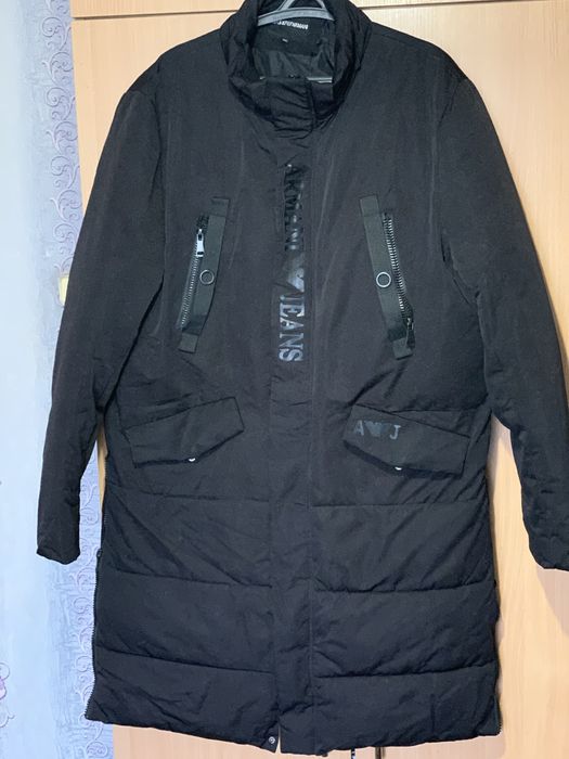 Пуховик длинный мужской