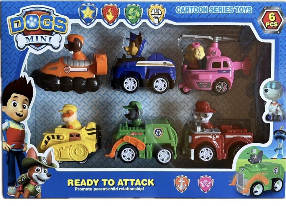 Patrula catelusilor cu 6 vehicule