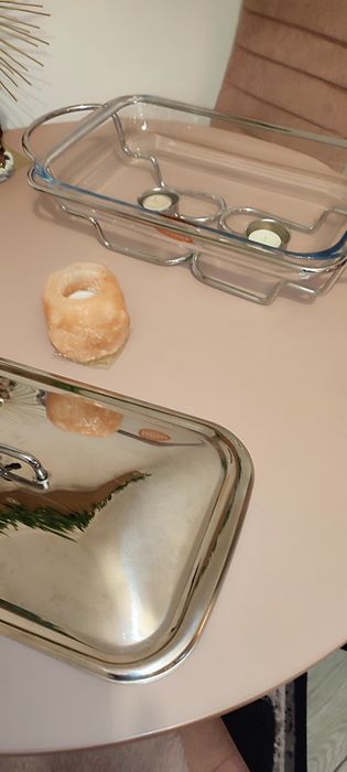 Vas termorezistent, cu incalzitor pentru mancare, 3 l, Sabinex