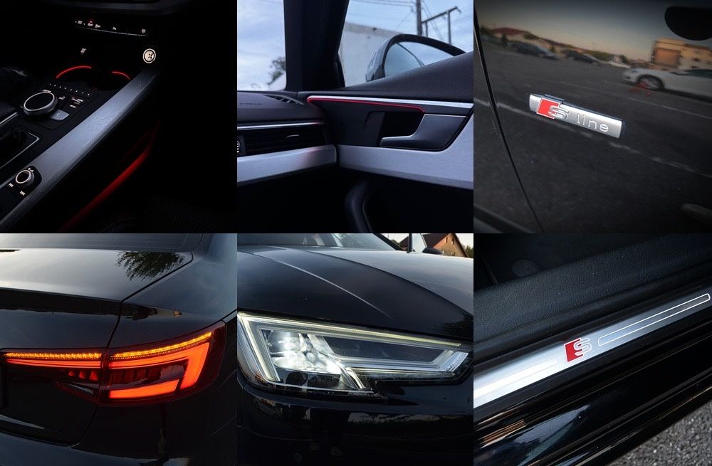 Audi A4 S.Line.ceasuri plasma.trapa.Led.camera spate.clima spate.