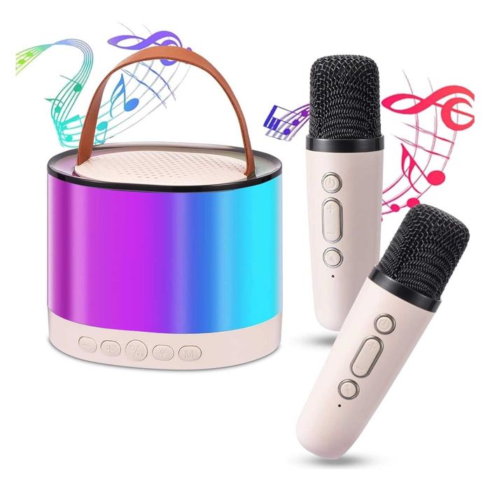 Преносима Блутут Караоке Тонколона с Микрофон
