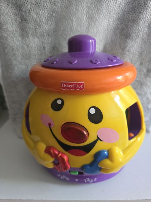 Borcanul cu biscuiti Fisherprice jucarie bebe