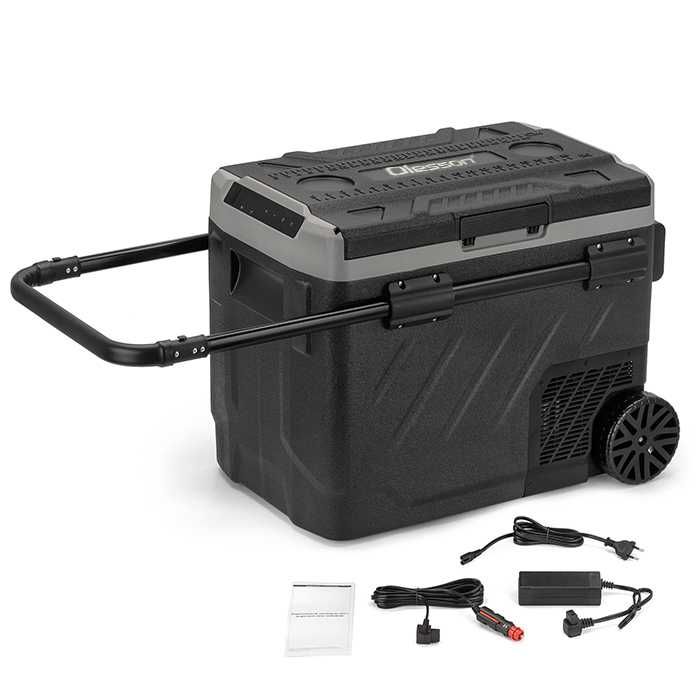Професионална хладилна кутия с фризер Olesson 58L – 12V / 24V / 220V