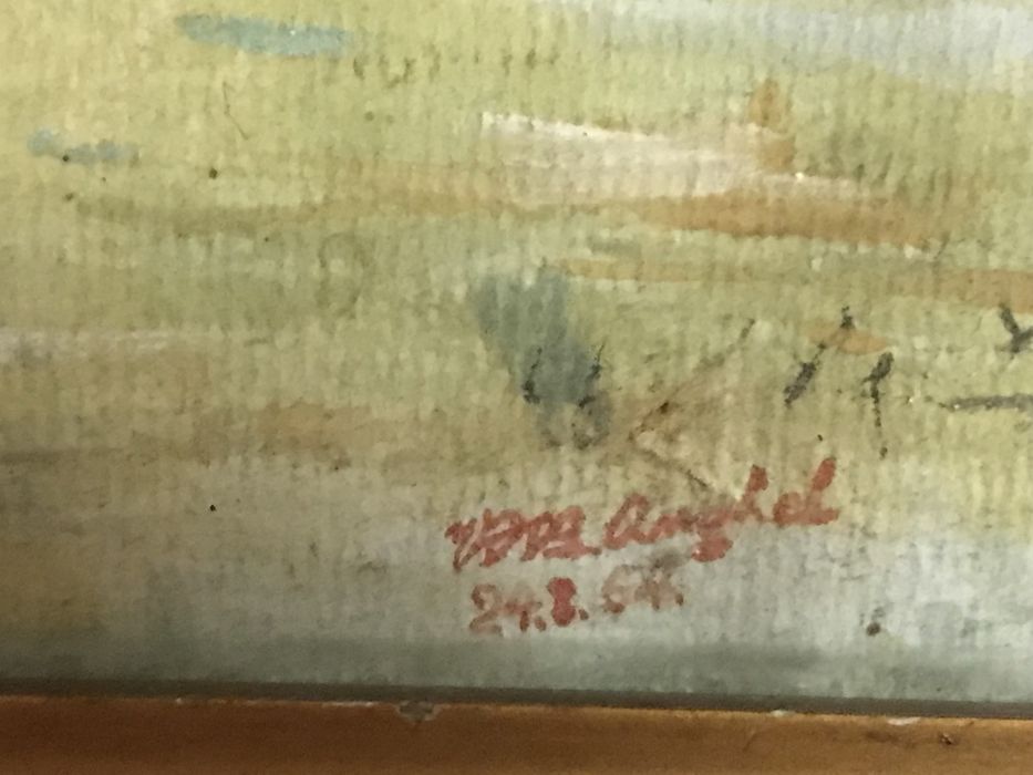 Papusi vechi si tablou