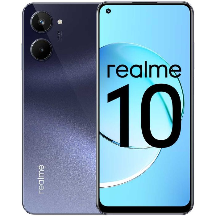 Telefon mobil realme 10, Dual SIM, 8GB RAM, 256GB, 4G, Rush Black