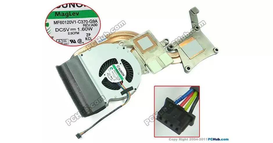 Cooler Dell Latitude E6420 E6410 D830 E5420 E5500 E5400 E4310 E4200