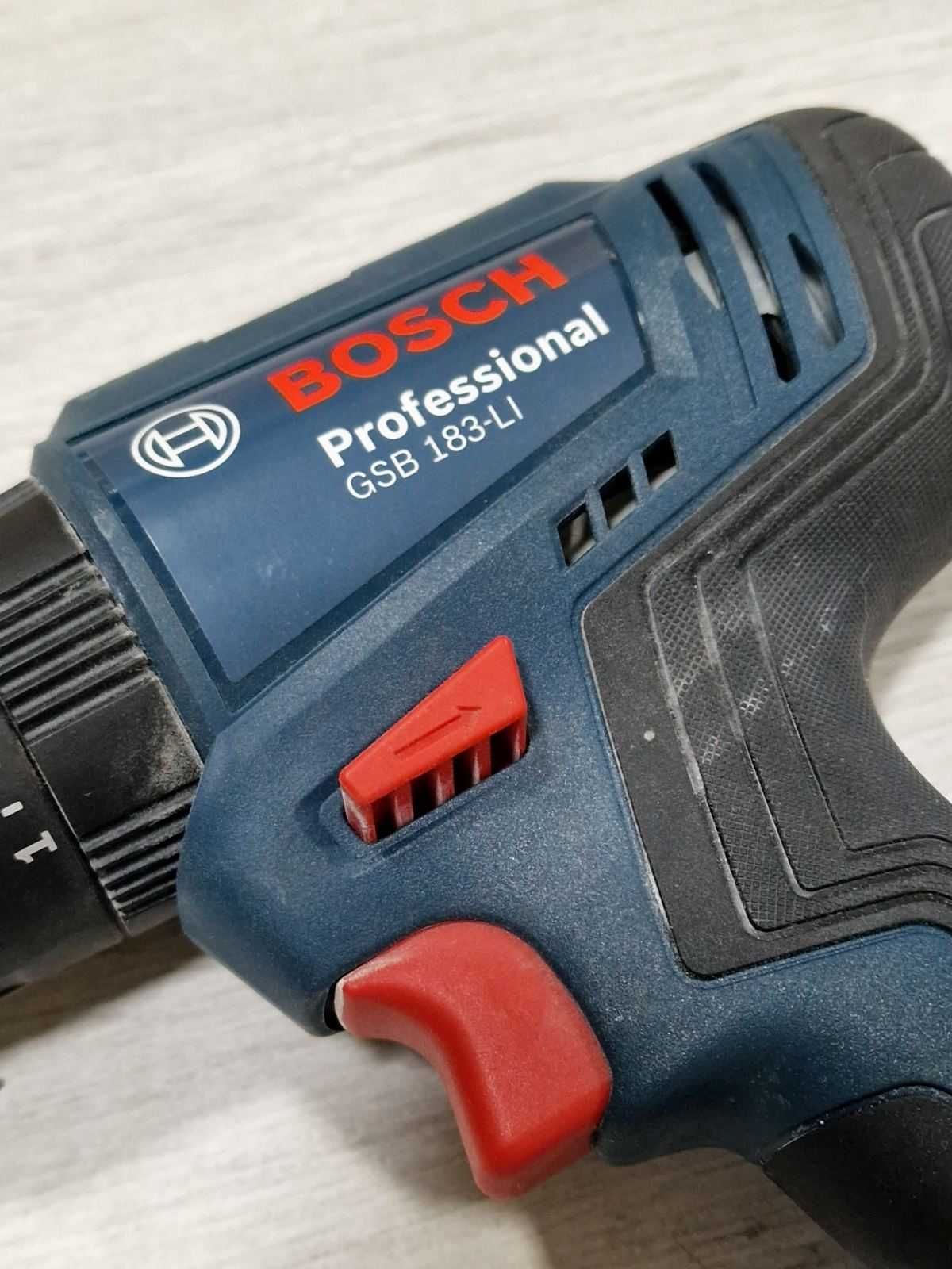 Винтоверт Bosch GSB 183-LI, 18 V, с батерия, зарядно и куфар
