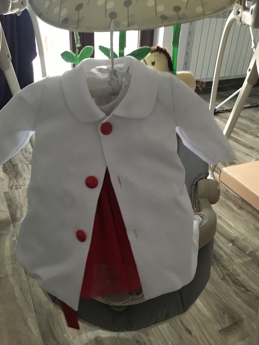 Compleu botez fetita, marimea 68