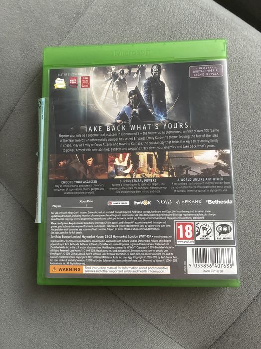 Dishonored 2 - Xbox one