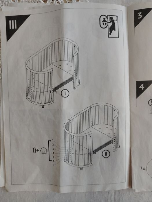 Недорого универсальная, детская кроватка трансформер.