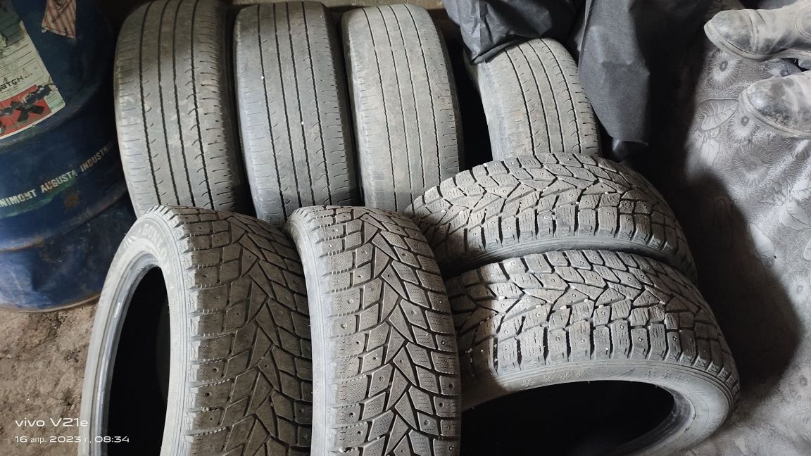 Продам резину размеров 225/55 R18 8 баллонов