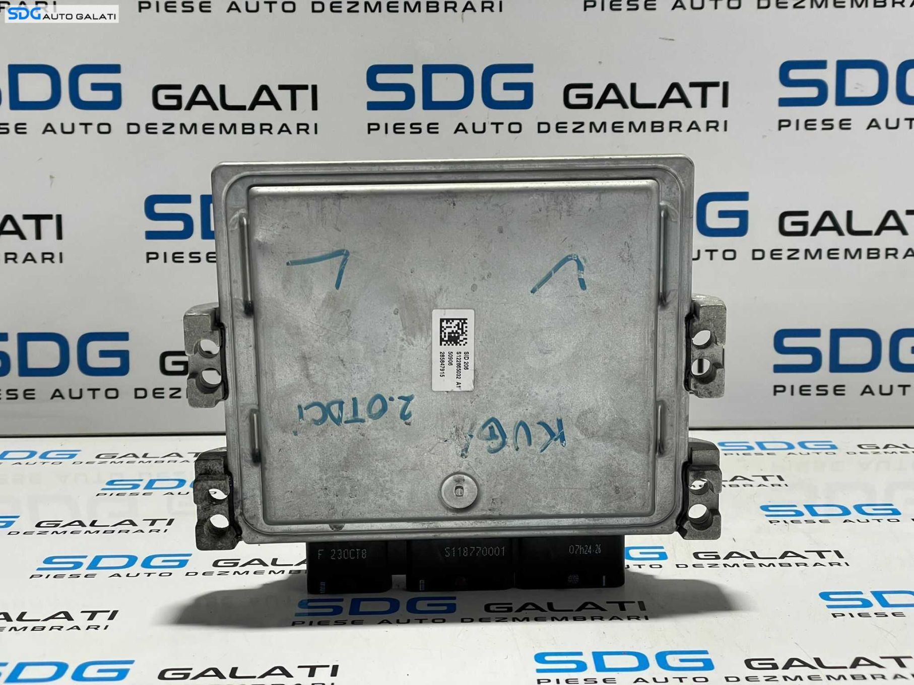 ECU Calculator Motor Continental Ford Kuga 2.0 TDCI 2008 - 2013 Cod 8V41-12A650-AF 5WS40583G [L2807]