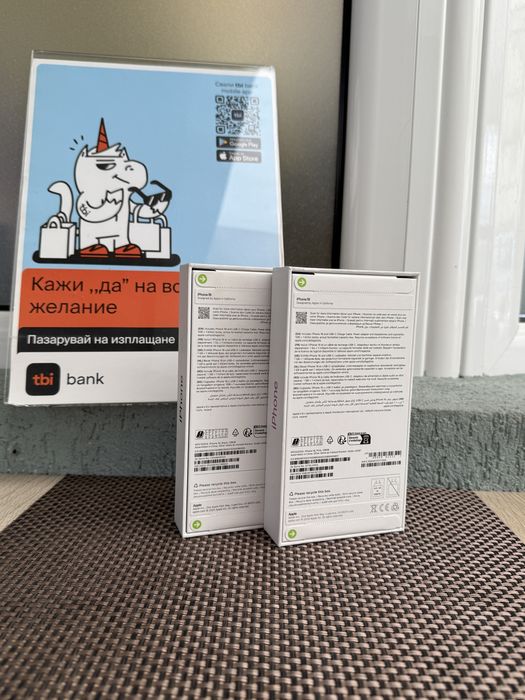 НОВИ*iphone 16 Лизинг от 51лв/м айфон 16 Pink/black