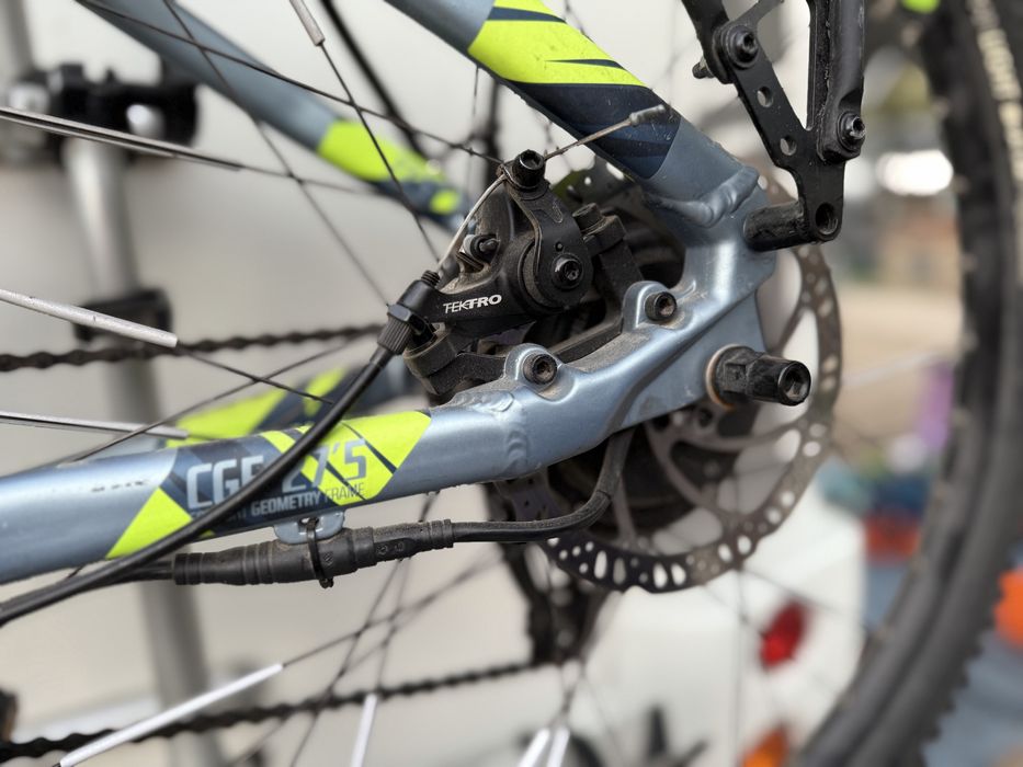 Bicicleta electrica MTB ROCKRIDER, 27,5”, E-ST 100 Albastru, mas S