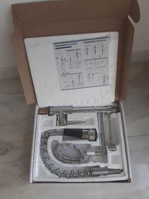 Baterie profesionala pentr chiuveta/spalator oale,mari cu dus nou,inox