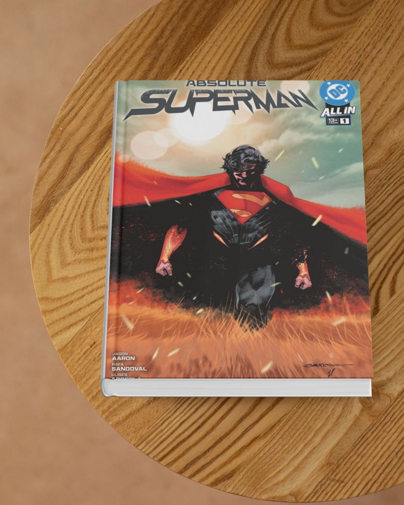 Absolute Superman (DC comics - комикс за супергерои + бонус стикери)