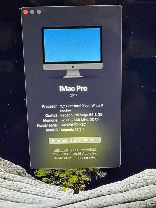 Hope Amanet P10/iMac Pro 2017 Intel Xeon W 3,2 GHz, de 27 inchi