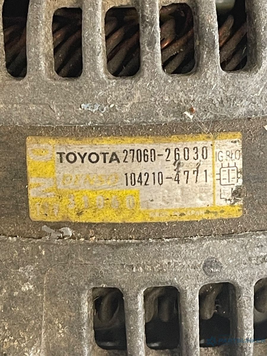 Alternator LEXUS IS II Saloon GSE2_, ALE2_, USE2_ 2005 - 2013 2.2D  27060-26030