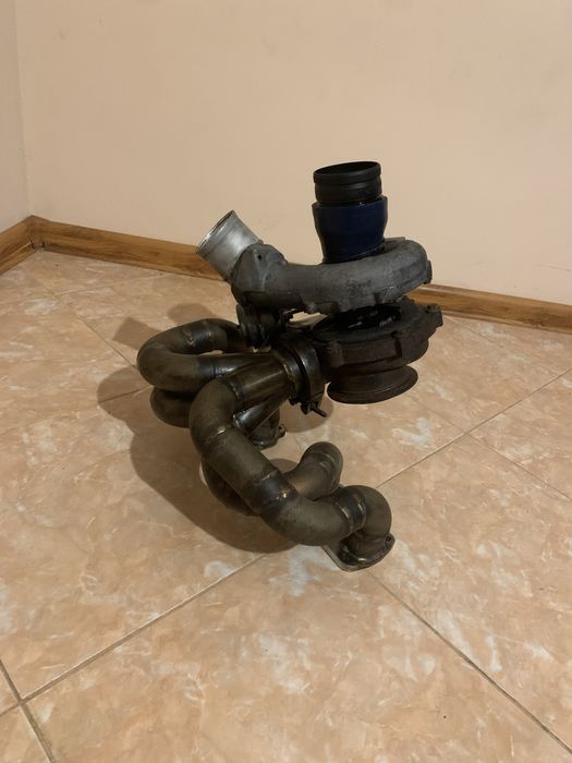 Turbina GTB2260VK  cu SERPISORI  custom si downpipe pe 76mm