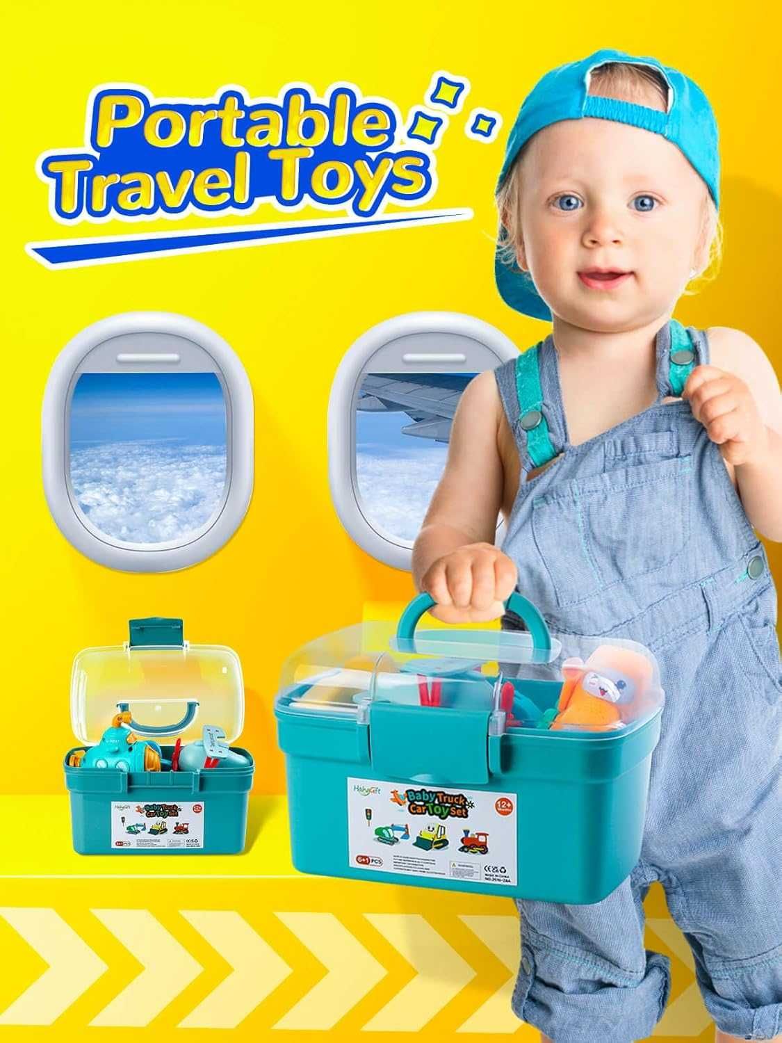 HahaGift Бебешки играчки за момчета 12-18 месеца