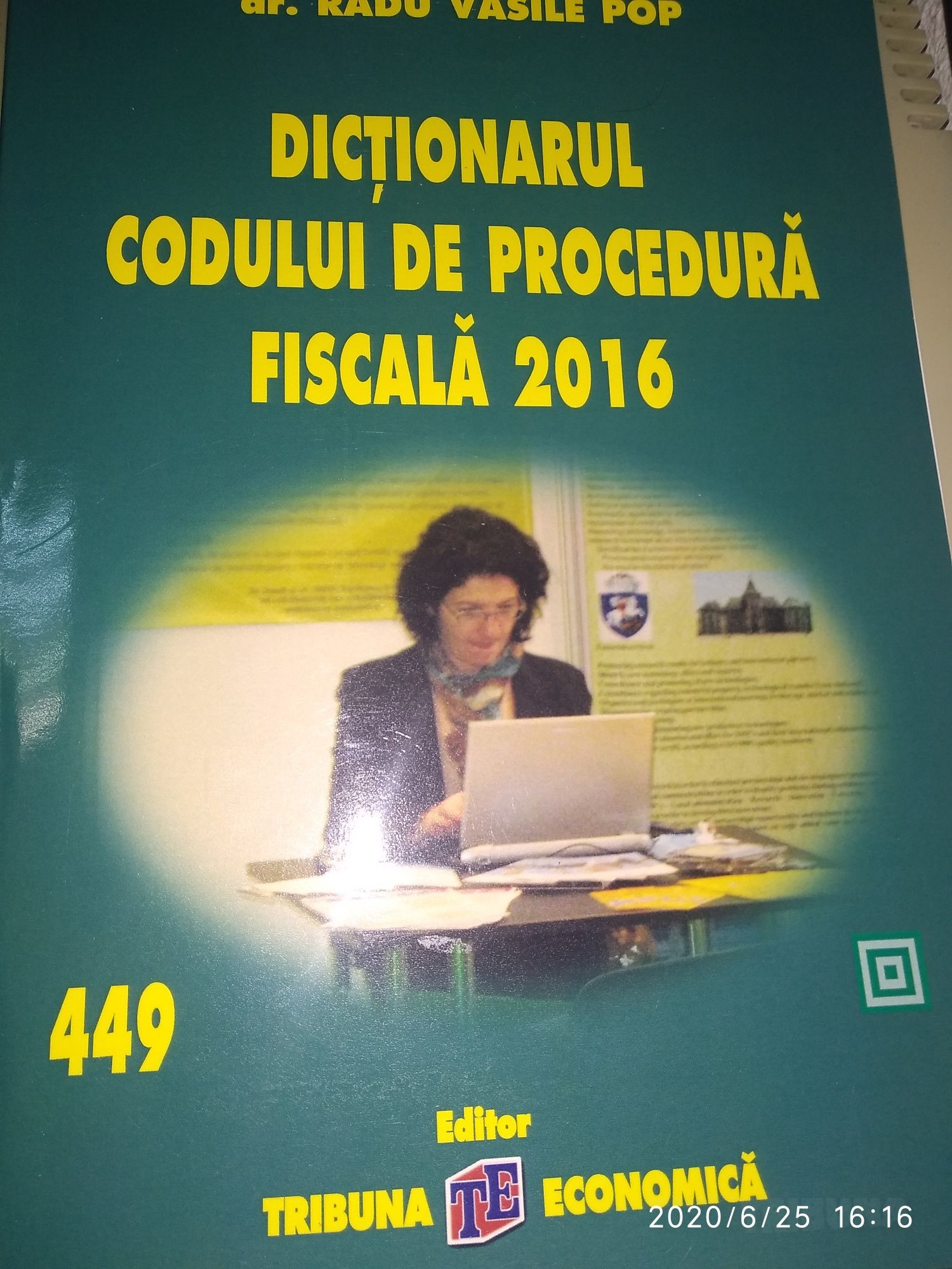 Dictionarul Codului de Procedura Fiscala-2016
