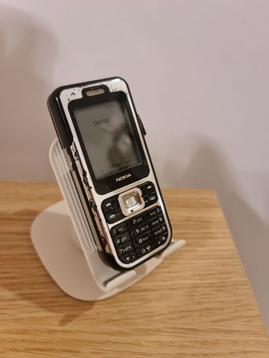 Nokia 7360 negru, telefon vechi de colectie, baterie buna