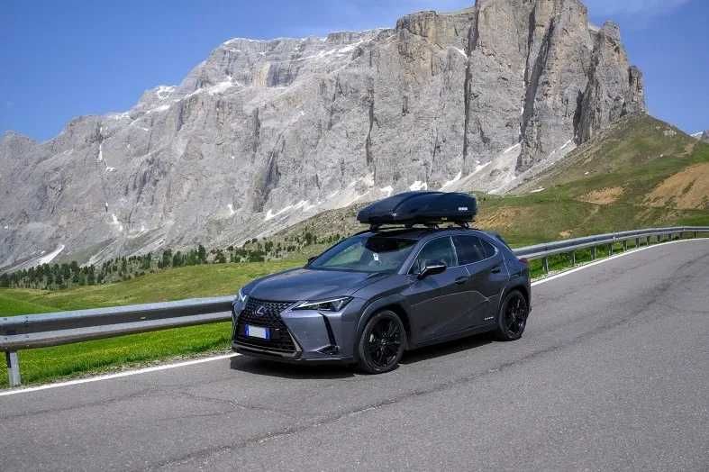 Автобокс багажник MENABO Starla black DUO 500l черен гланц