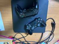 PlayStation 4slim+2джостик,сумка