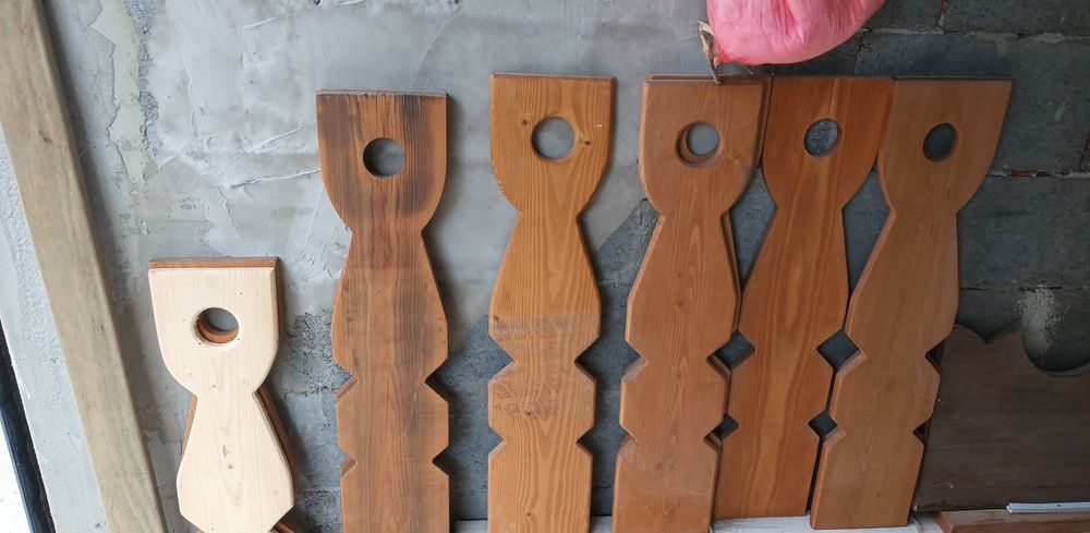 Декоративни дървени елементи 18 бр